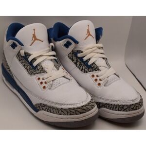 Nike Air Jordan 3 Retro Wizards True Blue Metallic Copper 7Y